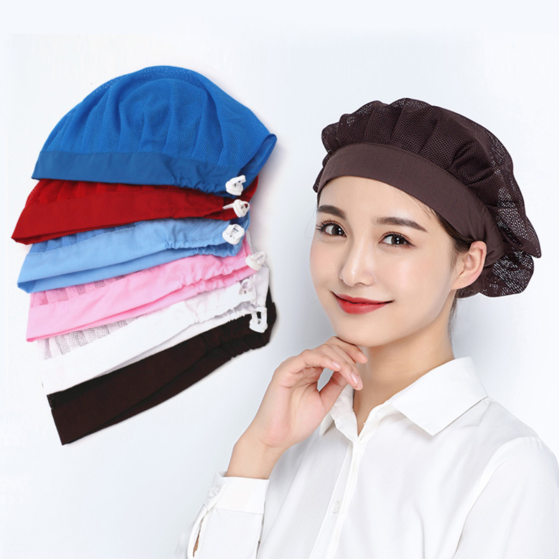 Kitchen Gadgets Sale - ผู้ชายผู้หญิงหมวกสุทธิเบเกอรี่เบเกอรี่ Workshop หมวกทํางาน Bouffant หมวก Hairnet