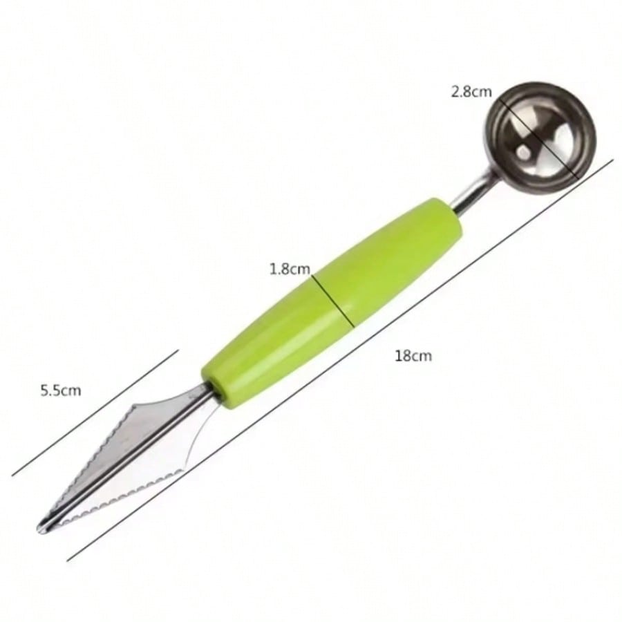 Kitchen Gadgets To Gift - เครื่องมือแกะสลักผักและหั่นผลไม้ในครัว 1 ชิ้น - ที่ตักลูกบอล, ที่ตัดและสับ,
