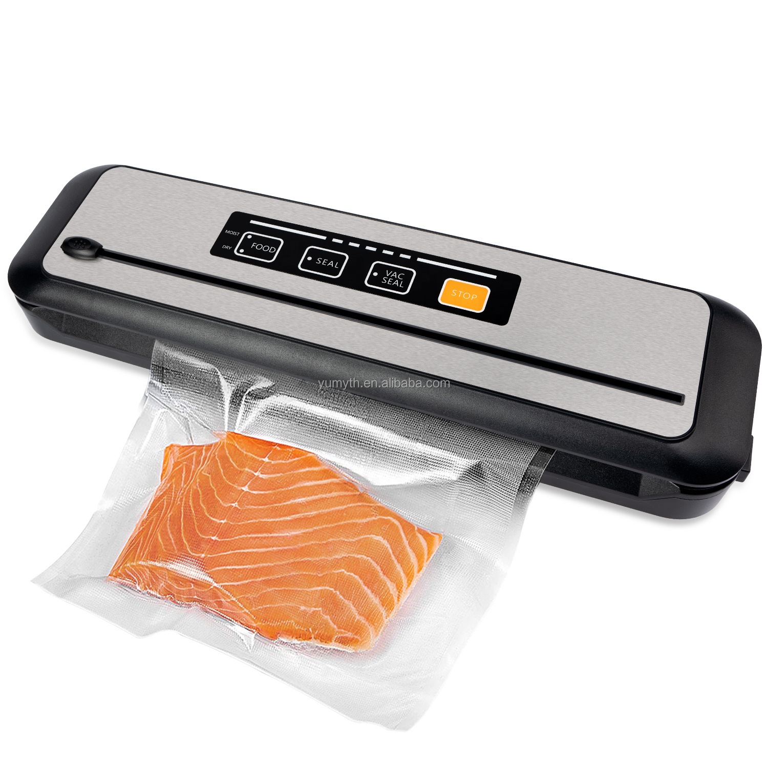 Food Vacuum Sealer - เครื่องบรรจุสูญญากาศอาหารแบบพกพา USB ขับเคลื่อนสไตล์มินิพร้อมระบบดูดด่วน 60Kpa บริการ OEM