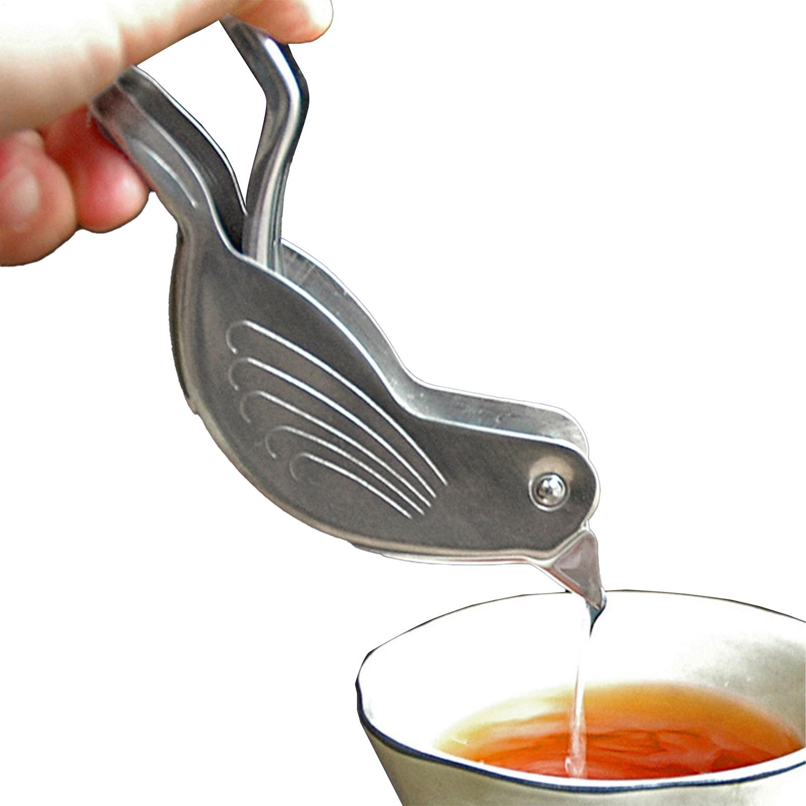 Kitchen Gadgets Juicer - Silver Bird Shape เครื่องคั้นน้ําผลไม้มะนาวสแตนเลสสตีล Citrus Squeezer