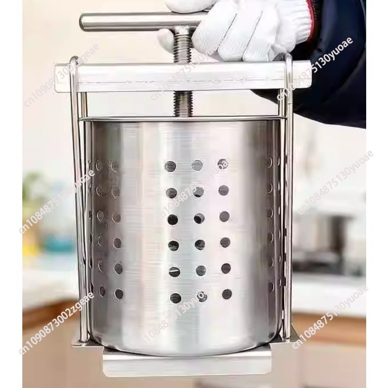Kitchen Gadgets Juicer - เครื่องคั้นน้ำผลไม้และผักแบบใช้มือทำจากสแตนเลส สำหรับทำไส้เกี๊ยว อุปกรณ์ครัว