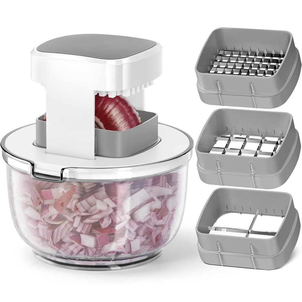 Korean Kitchen Gadgets - เครื่องหั่นผักอเนกประสงค์ LMETJMA 3 in 1 พร้อมภาชนะ