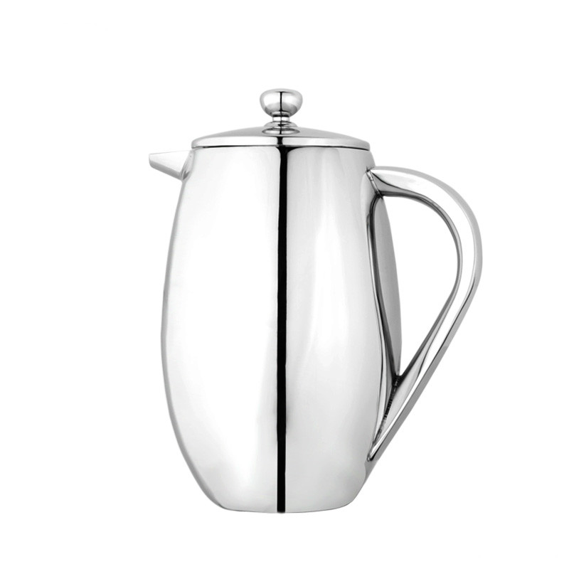 French Press Coffee Maker - หม้อกาแฟสแตนเลสแบบกด304กาต้มน้ำแบบกรองกาน้ำชาเครื่องชงกาแฟที่ละเอียดอ่อน350มล. 800มล. 1000มล. 12ออนซ์
