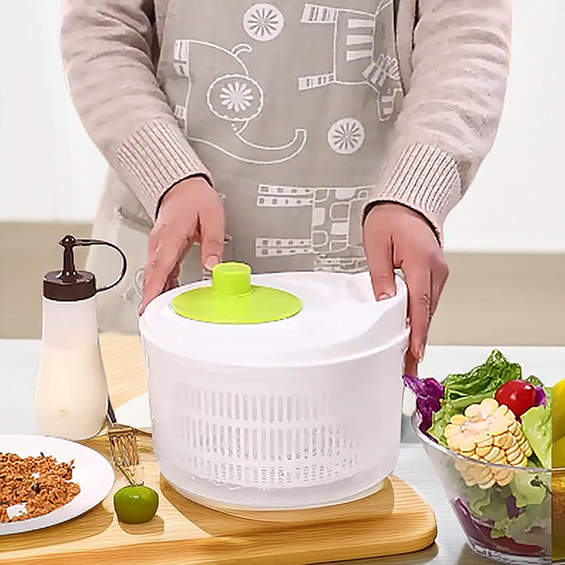 Kitchen Gadgets Sale - เครื่องปั่นผักผลไม้แบบหมุนมือ สำหรับล้างสลัด ผัก ผลไม้ ใช้ในครัว อุปกรณ์ครัว