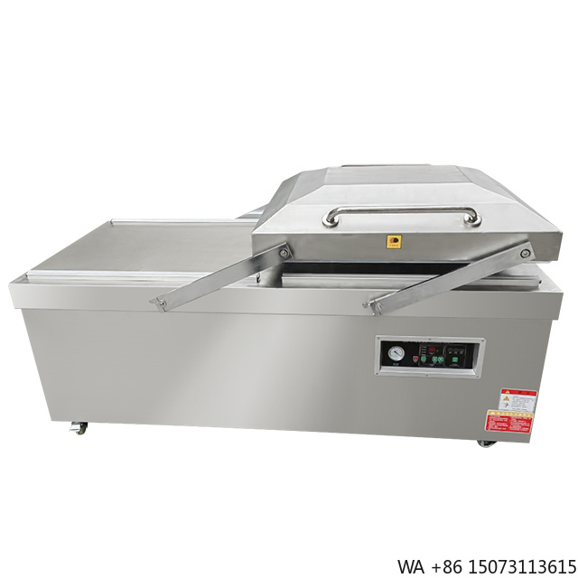 Food Vacuum Sealer - เครื่องซีลสูญญากาศคุณภาพสูงแบบสองชั้น รุ่น DZ-900 บรรจุภัณฑ์อัตโนมัติสำหรับการบรรจุขนาดใหญ่