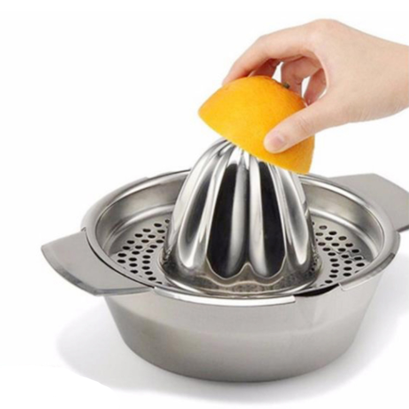 Kitchen Gadgets Juicer - แบบพกพามะนาวส้มคู่มือผลไม้คั้นน้ําผลไม้ 304 สแตนเลสสตีลอุปกรณ์ครัวเครื่องมือ Citrus ดิบมือ Pressed