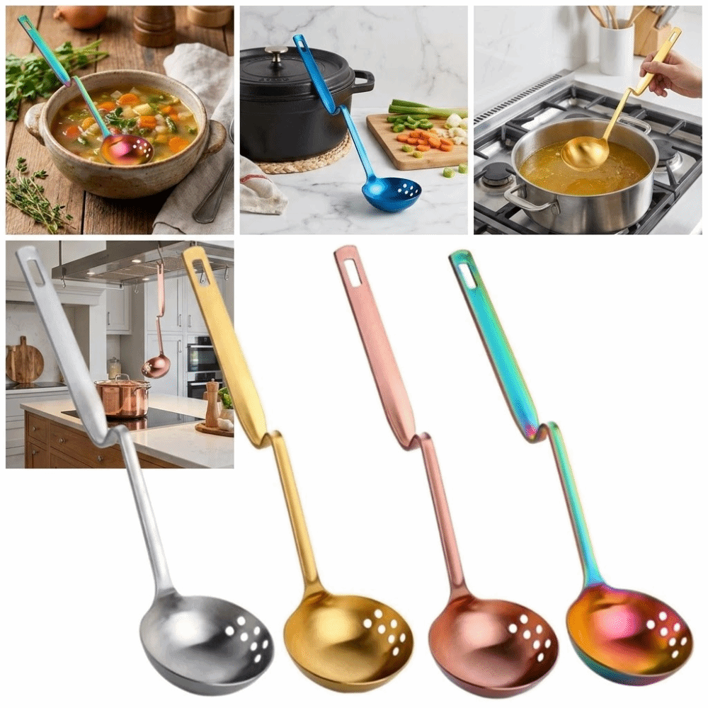 ทัพพีรูปตัว Z ด้ามยาว ป้องกันค - Kitchen.Gadgets With A Z บทวิจารณ์และราคา