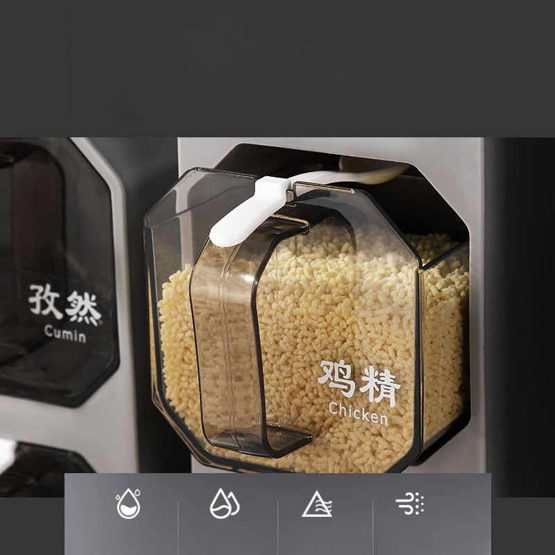 กล่องใส่เครื่องปรุงแบบแขวนผนัง - Korean Kitchen Gadgets บทวิจารณ์และราคา