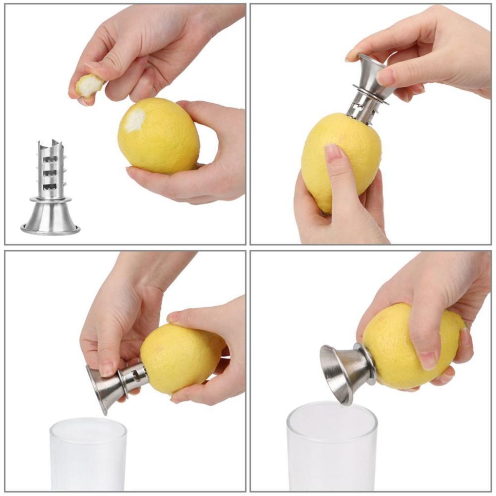 เครื่องคั้นน้ำมะนาวด้วยมือขนาด - Kitchen Gadgets Juicer บทวิจารณ์และราคา