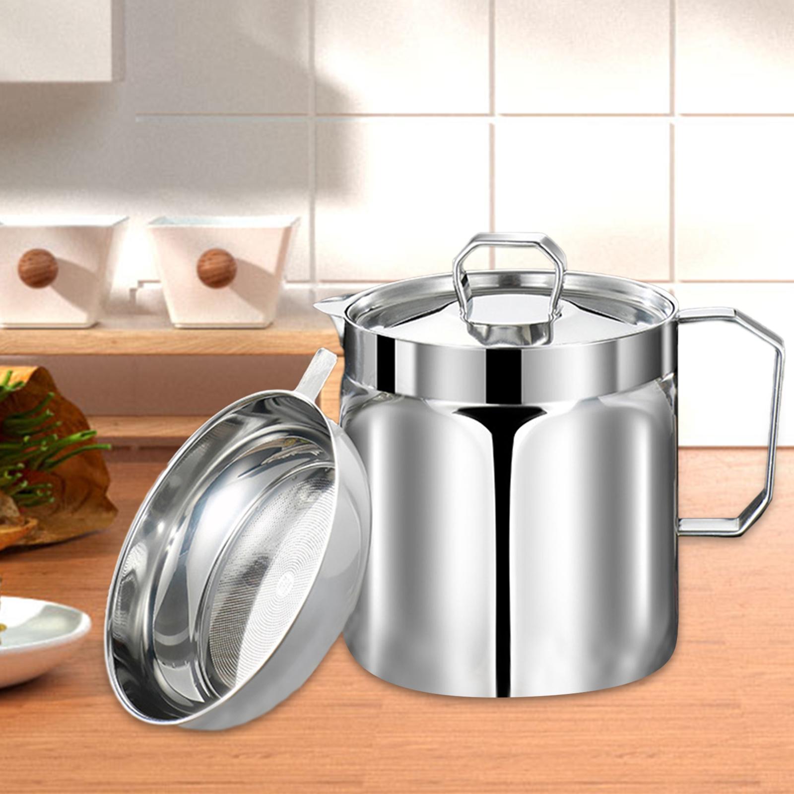 กระป๋องเก็บน้ำมันปรุงอาหาร ขวด - Kitchen Gadgets Store บทวิจารณ์และราคา