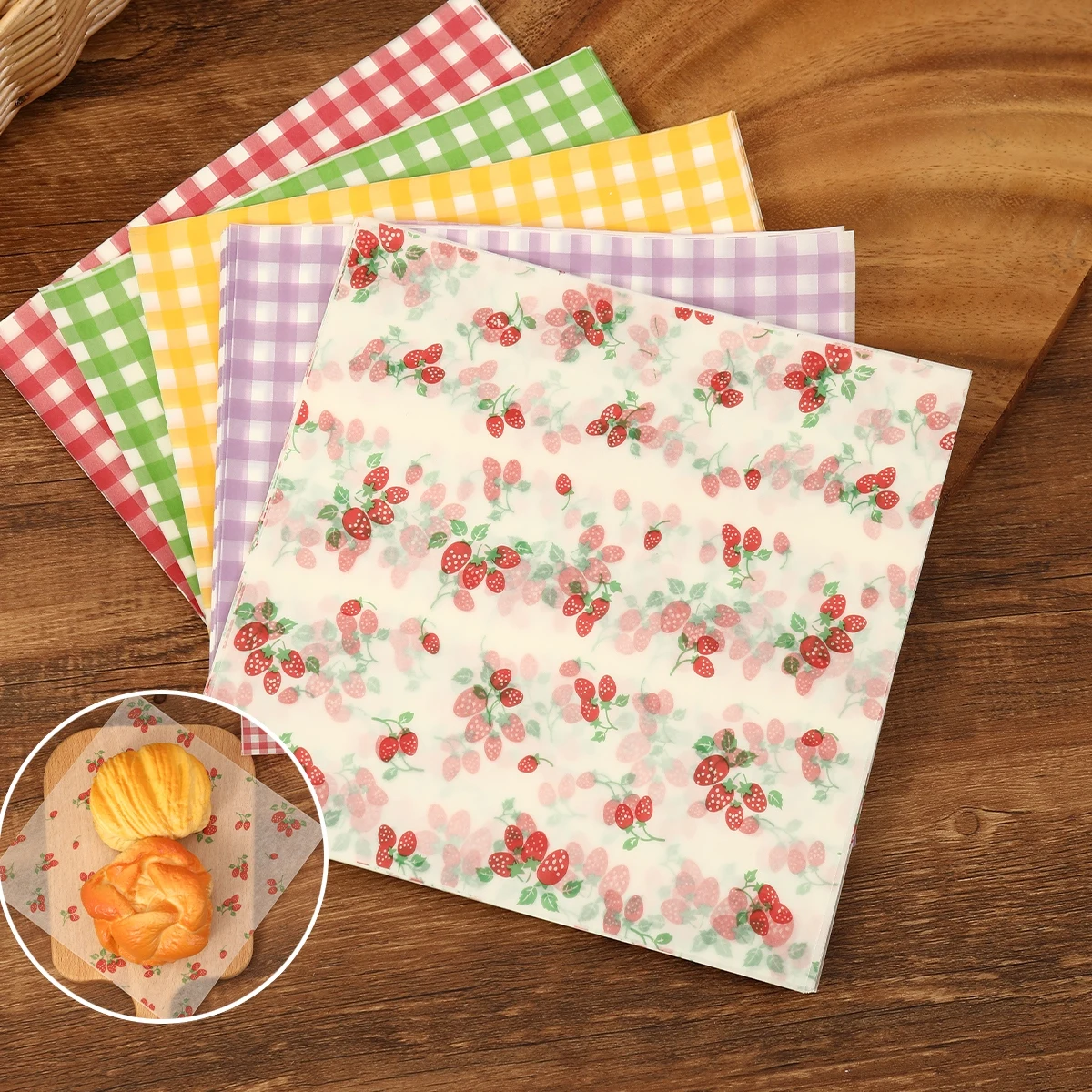 50 ชิ้น Oilproof กระดาษห่อสําห - Kitchen Gadgets To Gift บทวิจารณ์และราคา