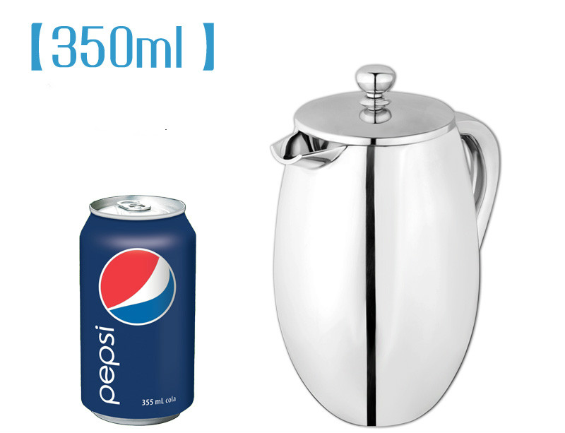 หม้อกาแฟสแตนเลสแบบกด304กาต้มน้ - French Press Coffee Maker บทวิจารณ์และราคา