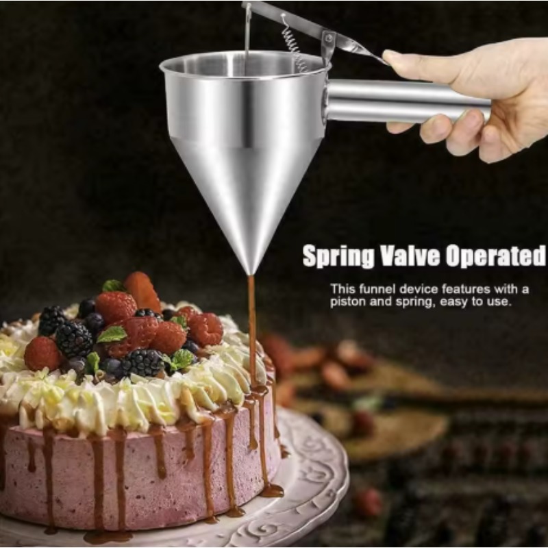 กรวยจ่ายของเหลวสแตนเลสขนาด 600 - Kitchen Gadgets Sale บทวิจารณ์และราคา