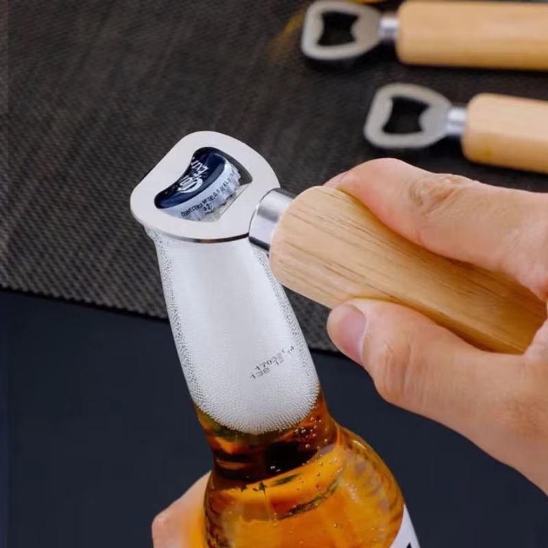ที่เปิดขวดสแตนเลสแบบไม้ สำหรับ - Kitchen Gadgets To Gift บทวิจารณ์และราคา