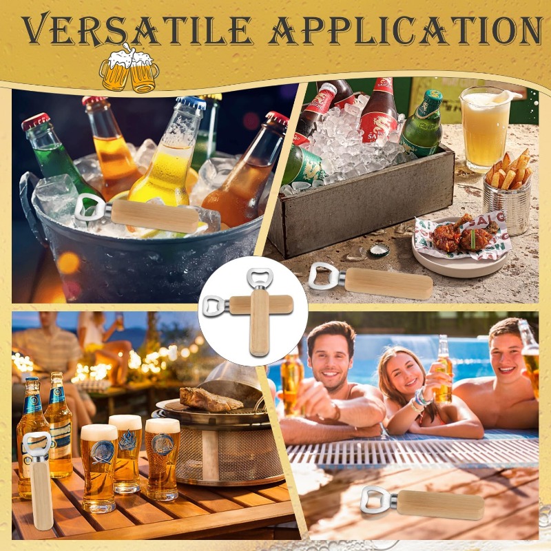 ที่เปิดขวดสแตนเลสแบบไม้ สำหรับ - Kitchen Gadgets To Gift บทวิจารณ์และราคา