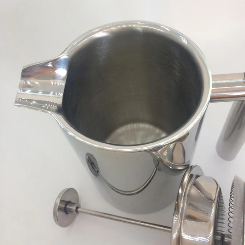 กระติกกาแฟแบบสองชั้นเก็บความร้ - French Press Coffee Maker บทวิจารณ์และราคา
