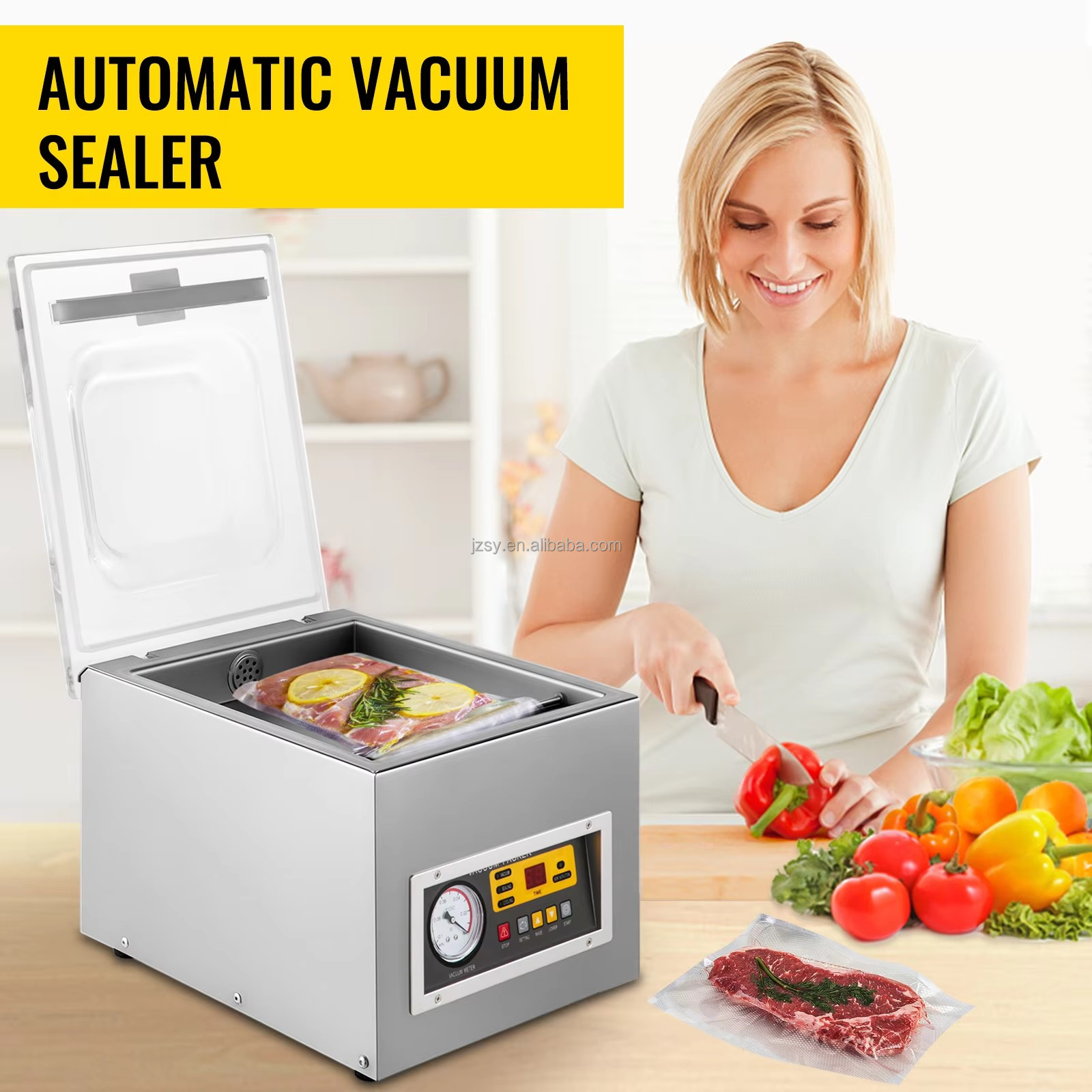 เครื่องซีลสูญญากาศแบบใช้ในเชิง - Food Vacuum Sealer บทวิจารณ์และราคา