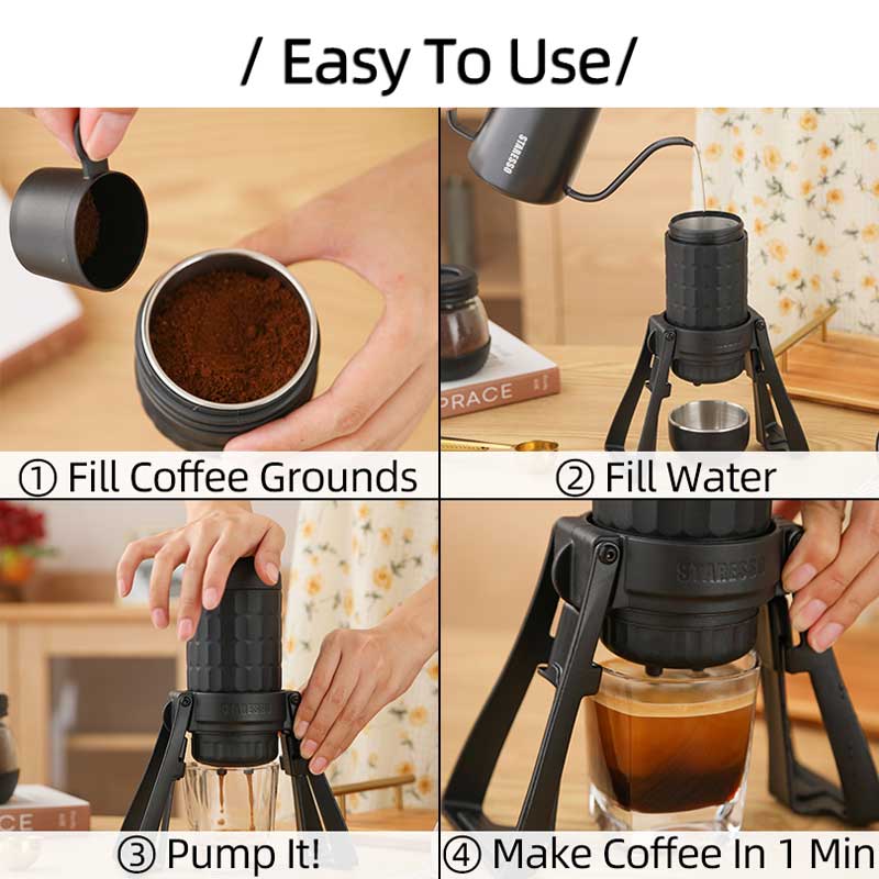 STARESSO เครื่องชงกาแฟ Mirage  - French Press Coffee Maker บทวิจารณ์และราคา